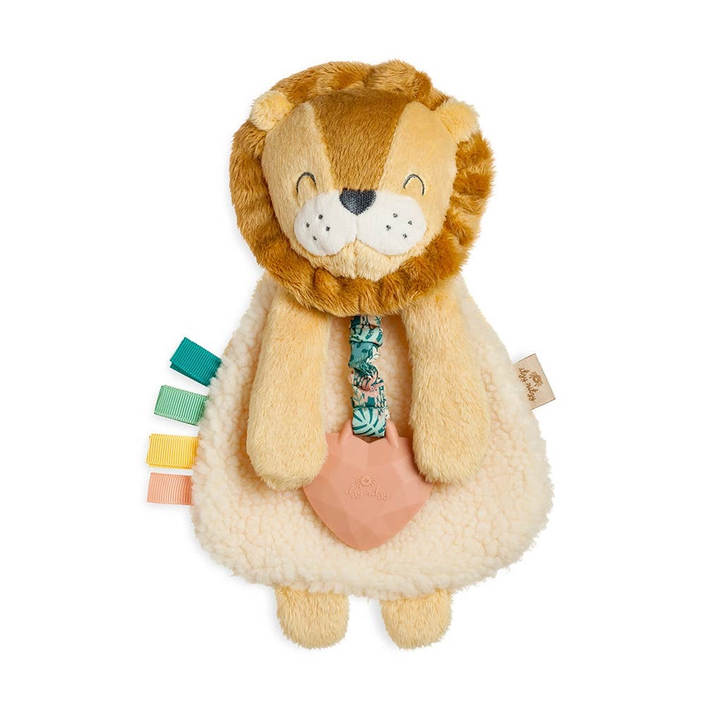 Itzy Ritzy - Itzy Lovey™ Plush with Silicone Teether Toy Lion