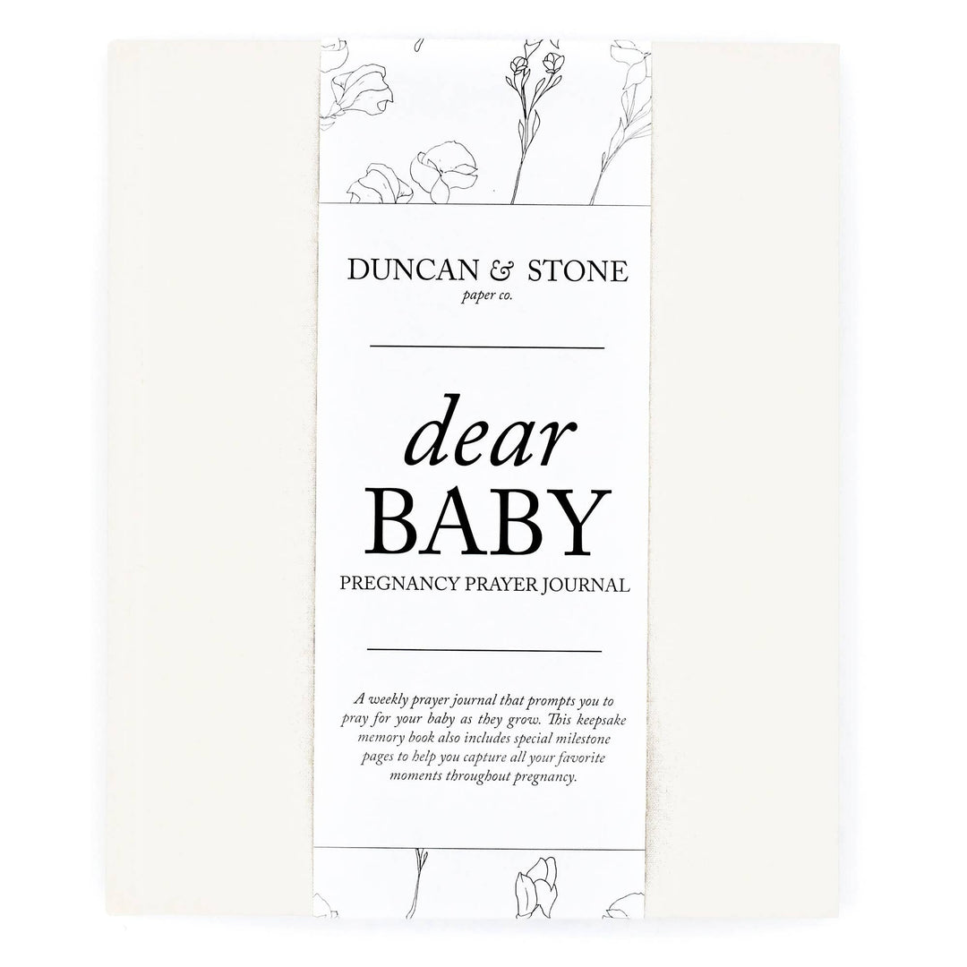 Duncan & Stone Paper Co. - Dear Baby: A Pregnancy Prayer Journal & Memory Book for Moms