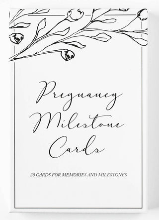 Duncan & Stone Paper Co. - Pregnancy Milestone Cards | Baby Announcement & Reveal
