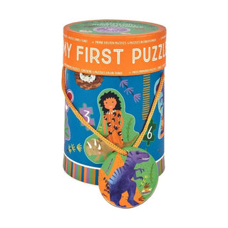 Floss & Rock 3, 4, 6, 8pc Puzzle Tub Dino