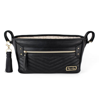 Itzy Ritzy - Travel Stroller Caddy with Tassel Jetsetter Black