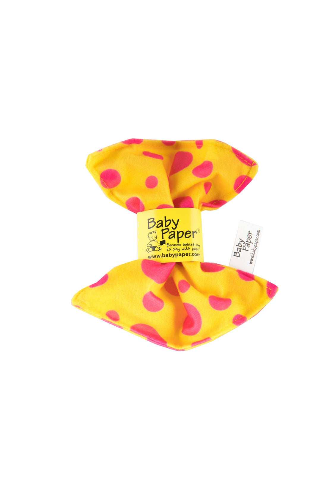 BABY PAPER - Yellow With Pink Dots Baby Paper