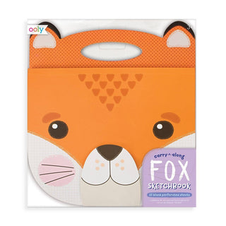 OOLY Animal Carry Along Sketchbook - Fox