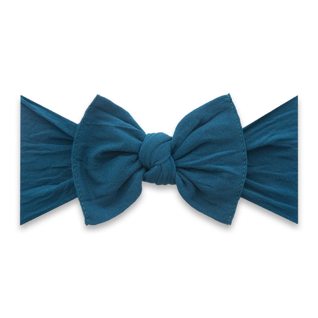 Baby Bling Bows - KNOT: peacock