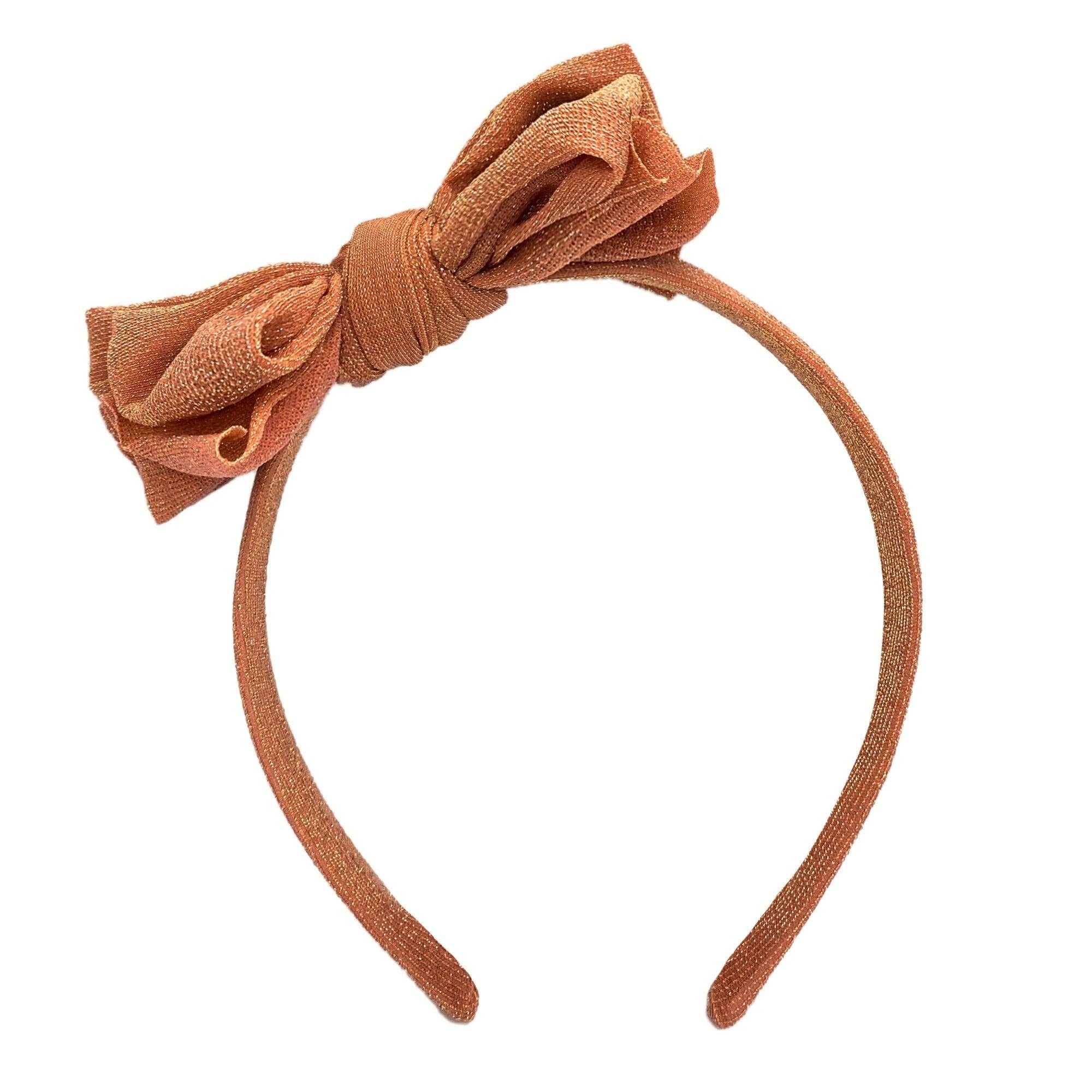 Rose gold store baby bling bow