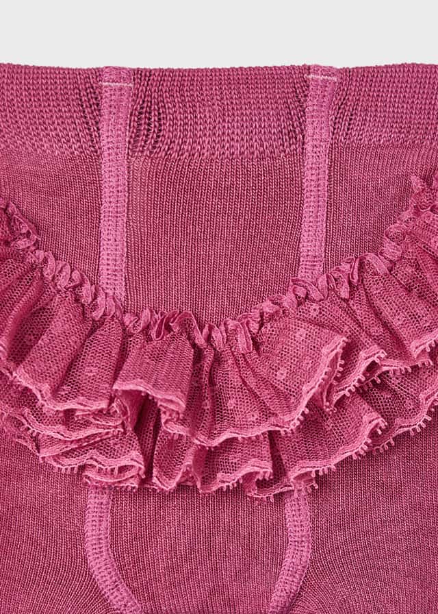 Mayoral Flounces Tights Magenta