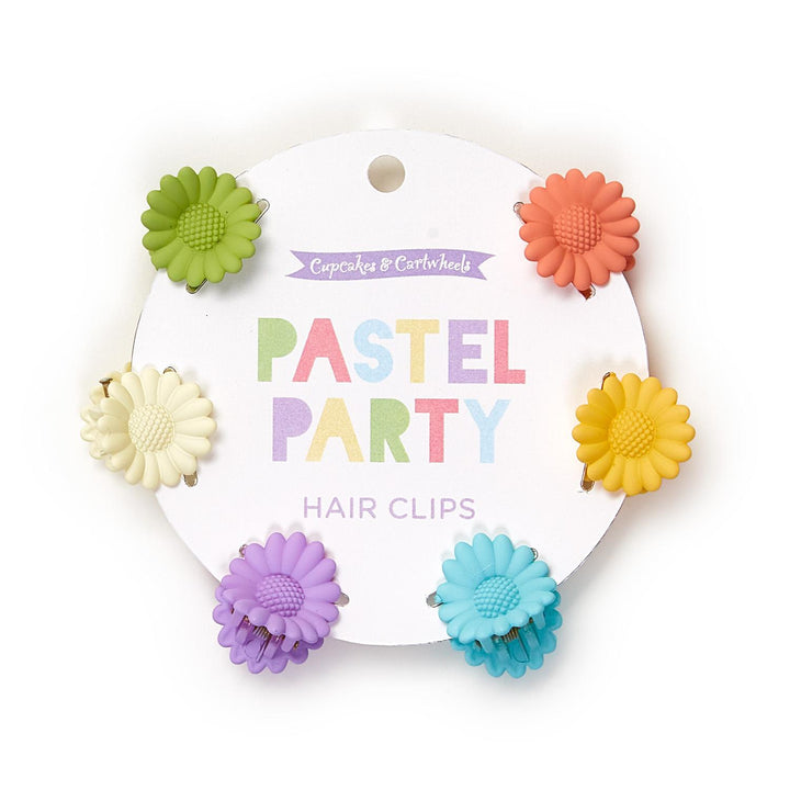 Two's Company Pretty Pastels Hair Clips Set of 6