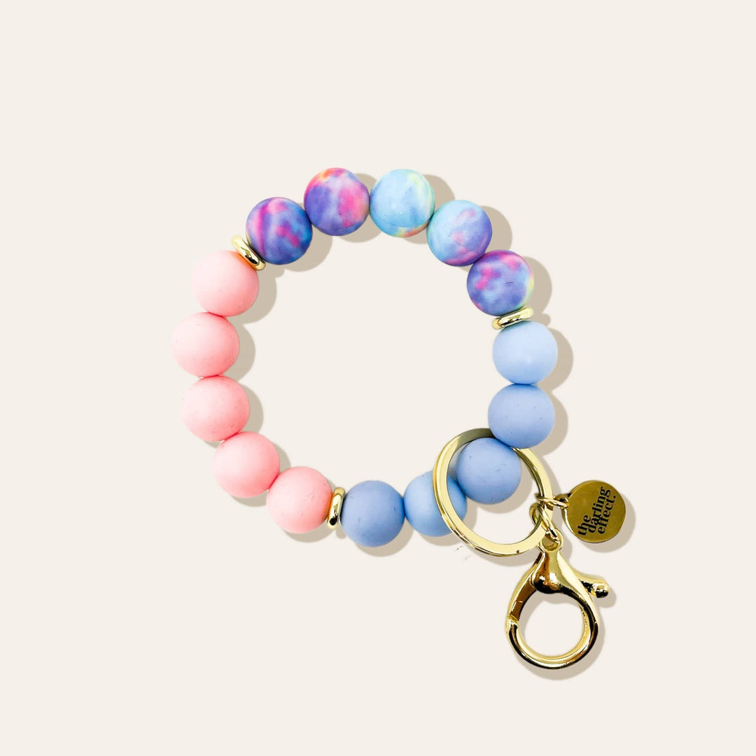 The Darling Effect - Hands-Free Keychain Wristlet - Pastel Dreams