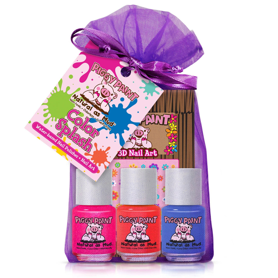Piggy Paint - 0.25 oz. Color Splash Gift Set