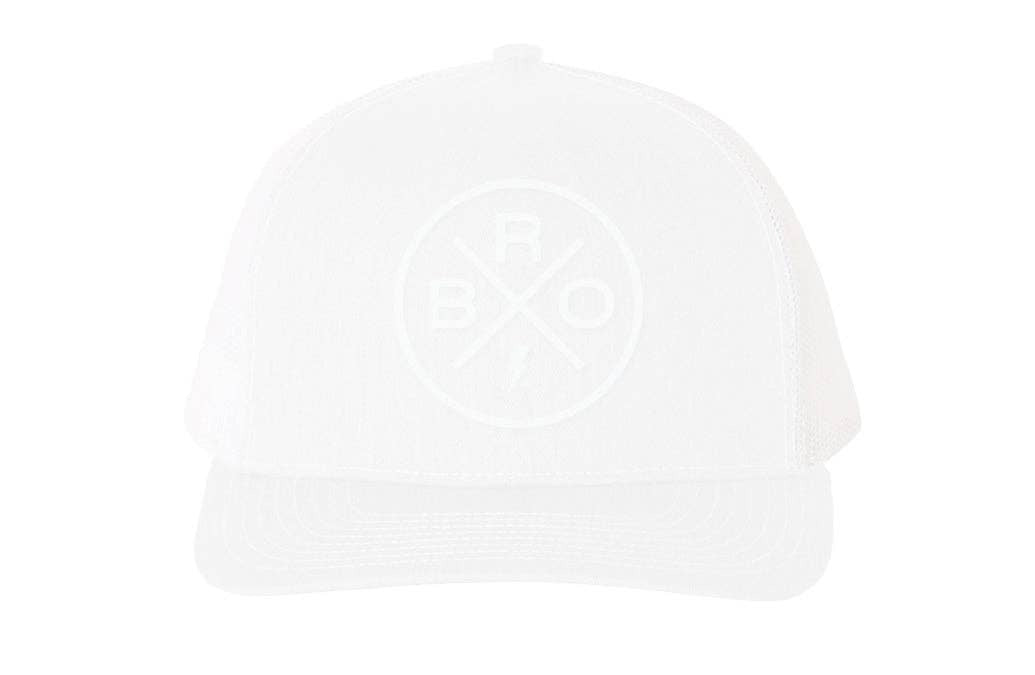 Tiny Trucker Co - Bro X Whiteout Premium Trucker Hat - Stitched 3D Logo