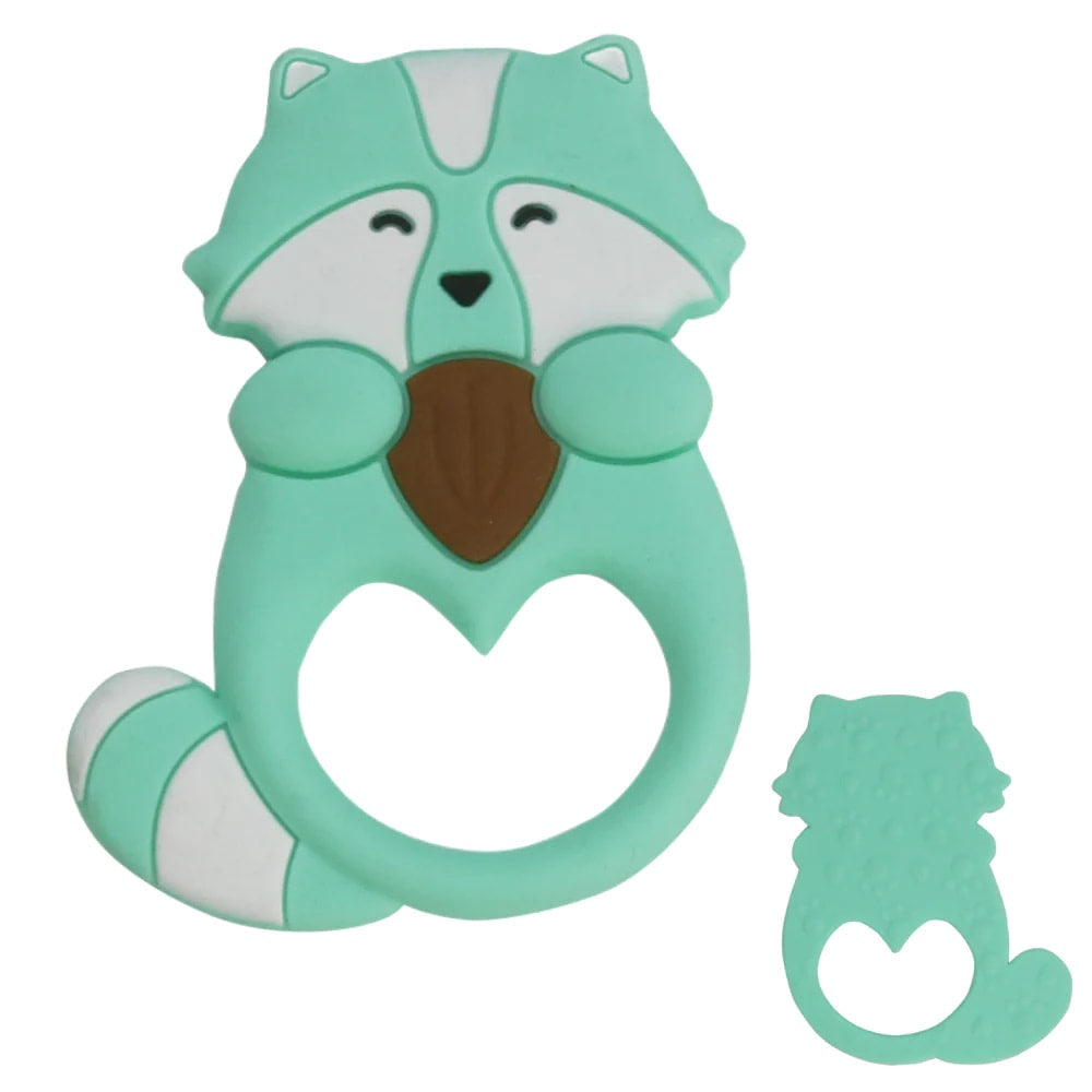 Busy Baby Raccoon Silicone Teething Toy