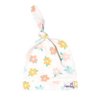 Copper Pearl Top Knot Hat Daisy