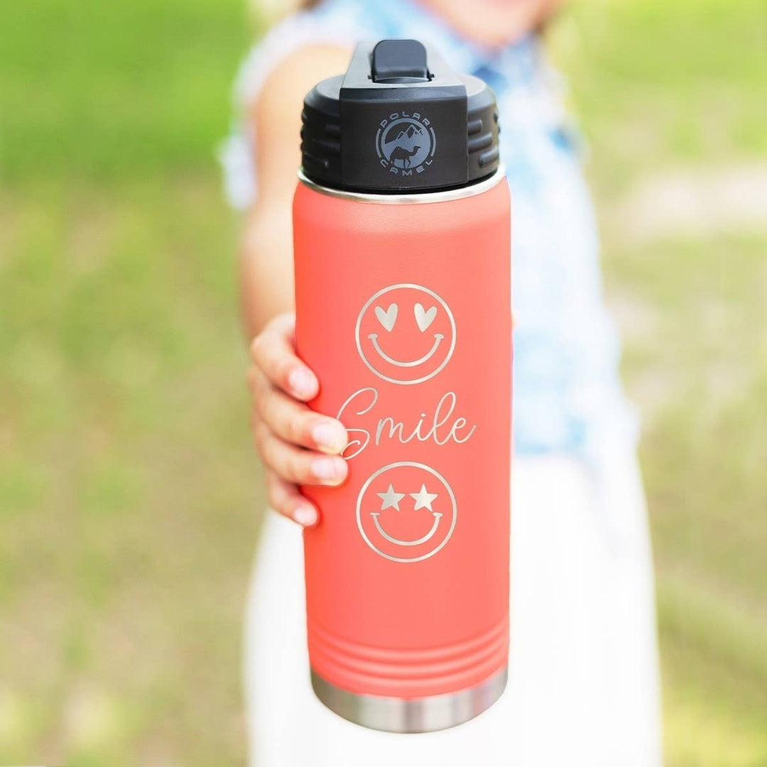 Viv&Lou - Smile 20oz. Insulated Water Bottle