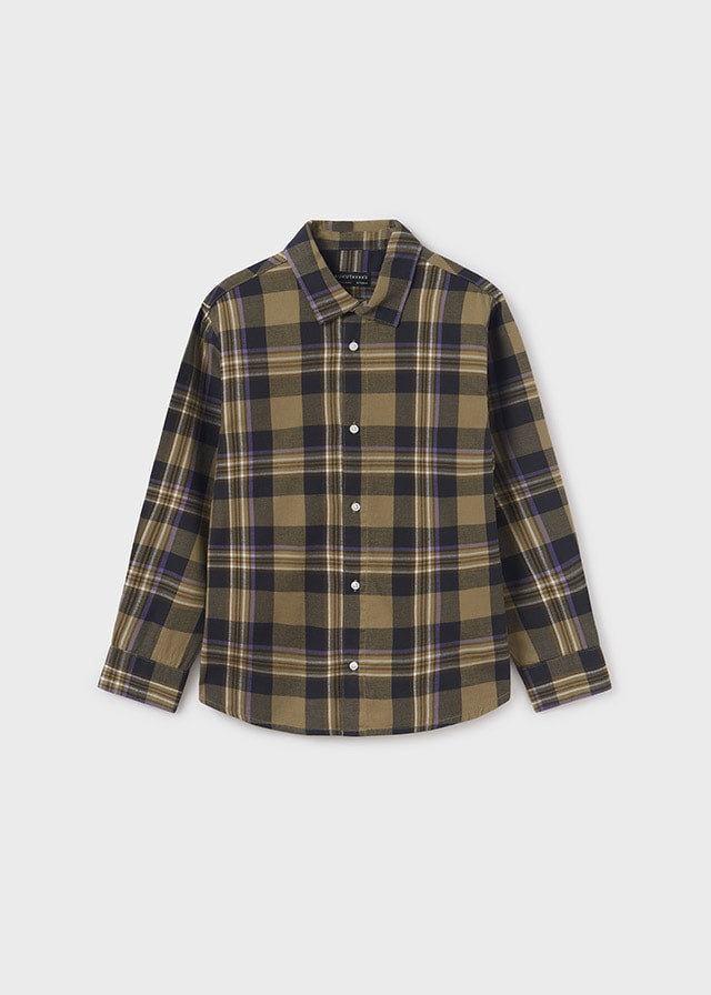 Mayoral L/S Checked Shirt Dill