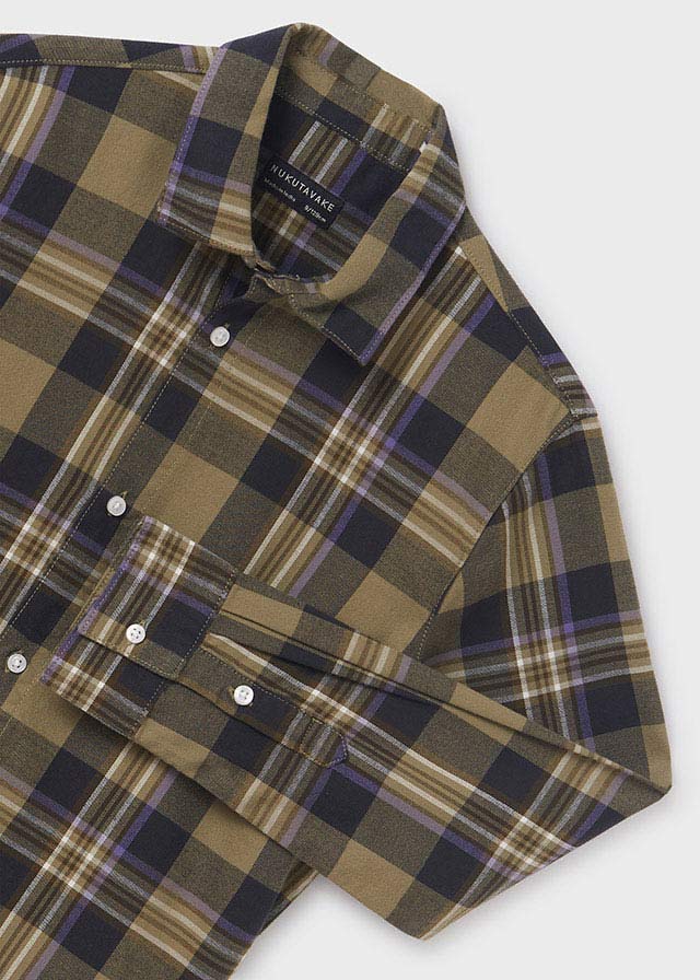 Mayoral L/S Checked Shirt Dill