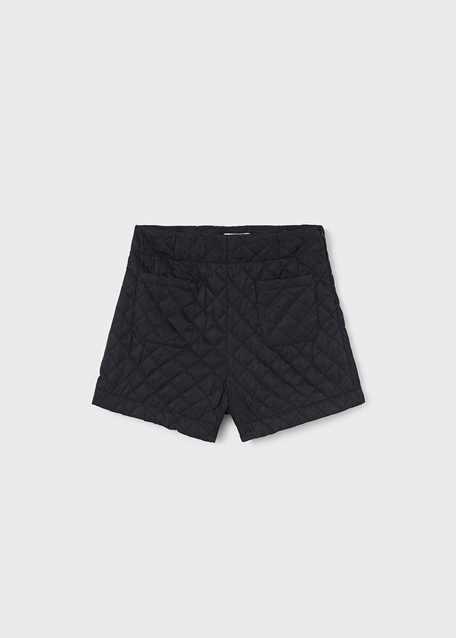 Mayoral Quilted Shorts Black