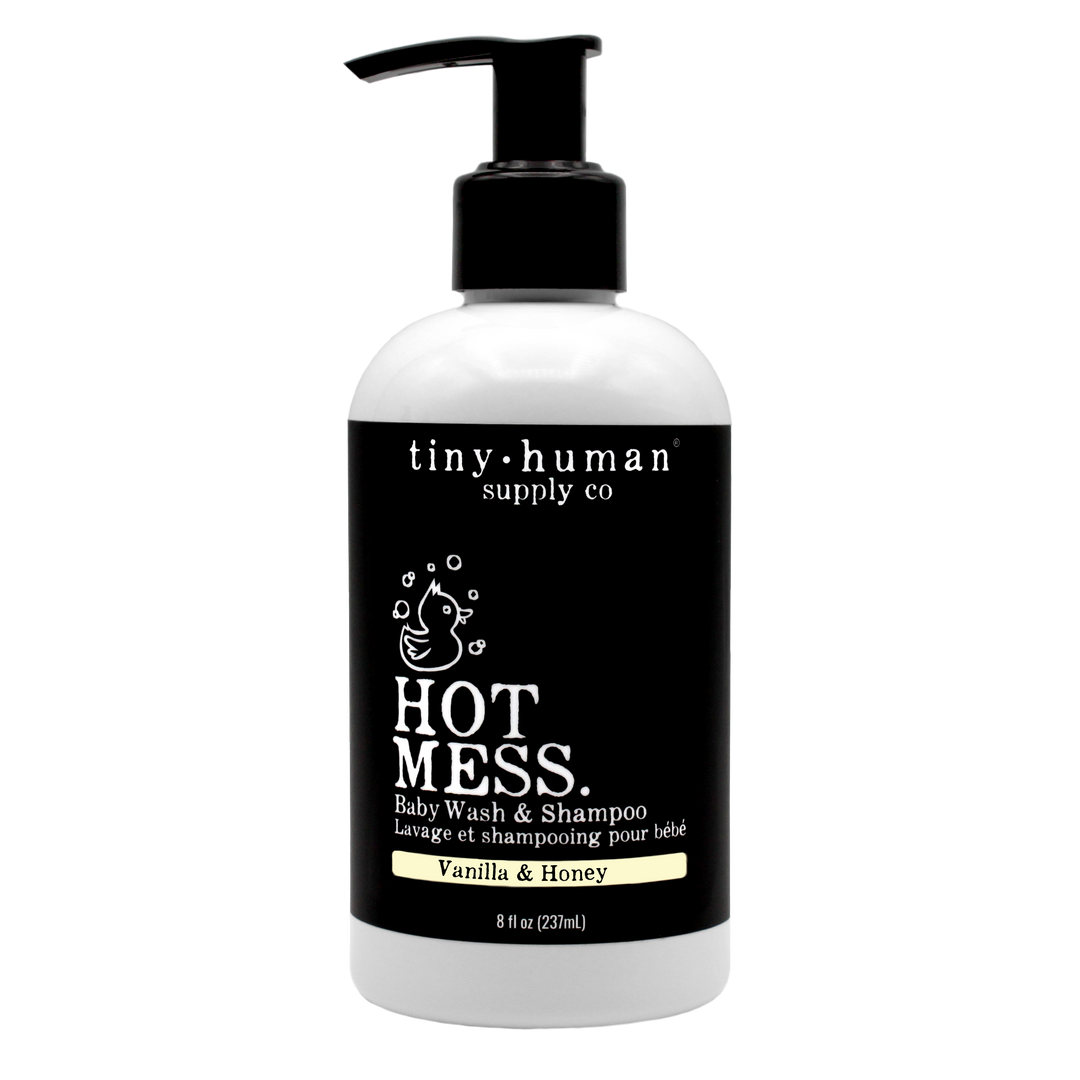 Tiny Human Supply Co. - Hot Mess™  Shampoo and Baby Wash 8oz - Vanilla & Honey