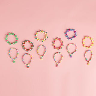 Two's Company - Two's Company Pretty Sweet Stretchy Bracelet - Classy Rascals Boutique